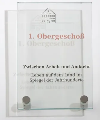 Produktbild von GALERIE Türschild, Format: 200x130 mm + 2 Halter i7324