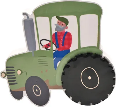 Produktbild von Geschichte Zeit Spardose - Old MacDonald Traktor WD1935 (One Size) (Green)