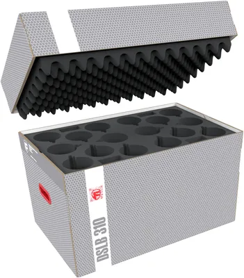 Produktbild von Lagerbox für 48 Christbaumkugeln 80mm mit Schaumstoffeinlage
