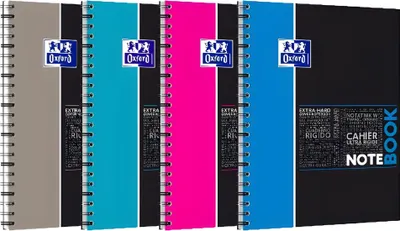 Produktbild von Oxford 400037406, Einfarbig, Grau, Pink, Blau, A4, Matt, 90 g/m², Universal