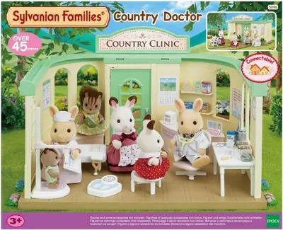 Image de Cabinet Médical Miniature Sylvanian Families, 5096, Accessoires Inclus, Plus de 30 Accessoires