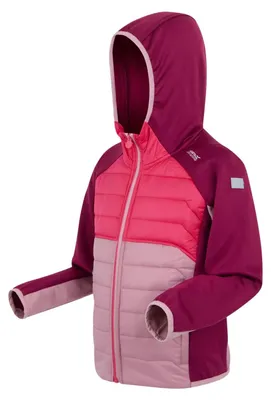 Produktbild von Regatta Kielder IX Hybrid Softshelljacke Kinder, Farbe:Rosa, Kinder Größen:176
