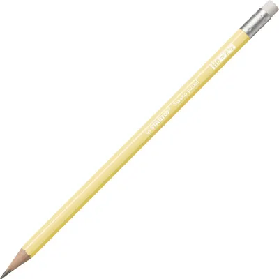 Image de STABILO - Crayon de couleur Swano, HB, avec gomme, jaune