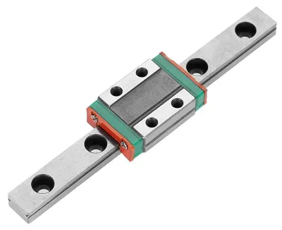 Miniatur-Linearführung 9 mm mit Schlitten, 100 mm Länge