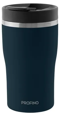 Isolierbecher 0,25 l blau, lekvrij, BPA-frei, spülmaschinengeeignet