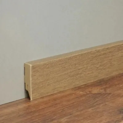 Produktbild von Sockelleiste / Fußleiste / Bodenleiste Lecco-139 (73289) - Stieleiche