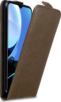 Produktbild von Cadorabo Hülle für Xiaomi RedMi 9T / POCO M3 Schutz Hülle in Braun Flip Etui Handyhülle Case Cover