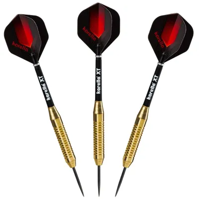 Produktbild von Steeldart Karella XT-1, 22 g, Barrellänge 55 mm, Darts für Einsteiger, messing