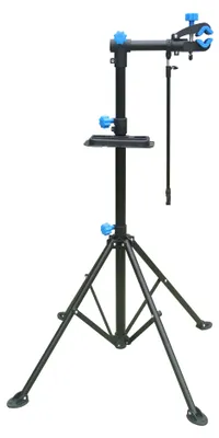 Immagine prodotto di Shelter - Supporto per Riparazione Bici 198x104 cm Cavalletto Bicicletta con Porta Utensili in Acciaio Nero