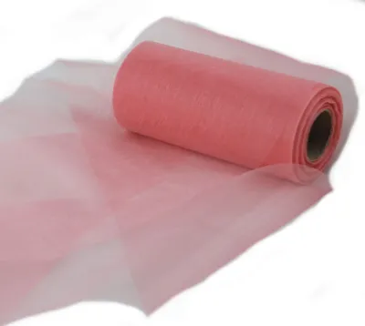 Produktbild von Organzaband 12 cm x 25 m pink- Dekobänder