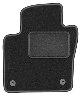 Produktbild von Fahrermatte Velours für Volkswagen Beetle 2012-2019 (Cabrio/Coupé) – 1-tlg, Graphit, passgenau – Wielganizator LUX