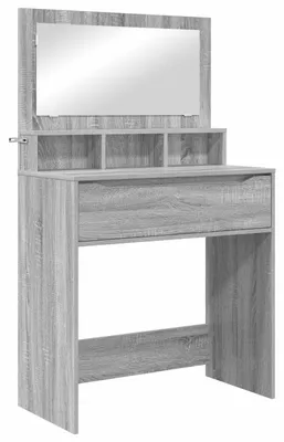 Imagen del producto de Mesas de tocador de dormitorio Gris Sonoma 80 x 39,6 x 135 cm