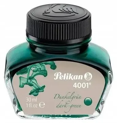Obrázek produktu pro Pelikan 4001, Tmavě zelená, 62,5 ml, 1 kusů, Tmavě zelená