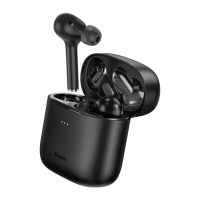 Immagine prodotto di Baseus Encok W06 TWS Cuffie senza fili, Bluetooth 5.0, aptX, ricarica induttiva - Nero