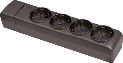 Immagine prodotto di Presa multipla a 4 prese 2p+t schuko, 16 a 250 v~, grafite