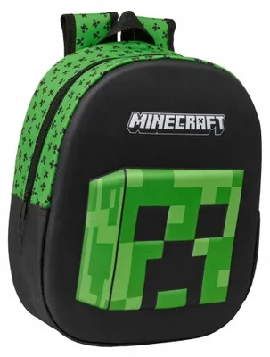 Produktbild von Safta Minecraft 3D Kinderrucksack für Schule Vorschule