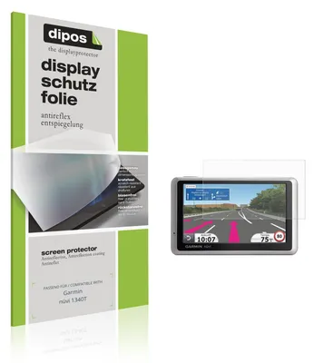 Produktbild von 2x Schutzfolie für Garmin nüvi 1340T matt Displayschutzfolie Folie Display Schutz dipos