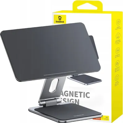 Image de Baseus Magstable Support magnétique pliant pour tablettes 12.9'' - Gris