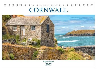 Produktbild von Cornwall Impressionen (Tischkalender 2027 DIN A5 quer), CALVENDO Monatskalender