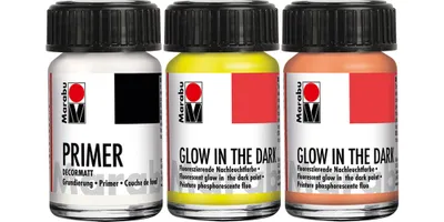 Zdjęcie produktu dla Marabu STARS, 15 ml, Pomarańczowy, Żółty, 2 szt.