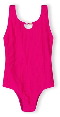 Minoti Badeanzug Pink für Mädchen, Vorderansicht 2