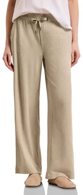 Produktbild von Street One High Waist Wide Leg Hose im Casual Fit Cobble Stone 40