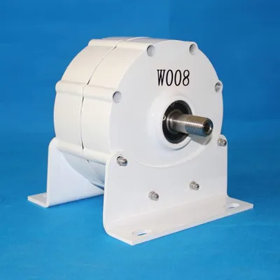 Productafbeelding van Permanente Magneet Generator - Gelijkrichter Dynamo - Energie Opwekken - Lage Snelheid - 800 Watt - Zilver