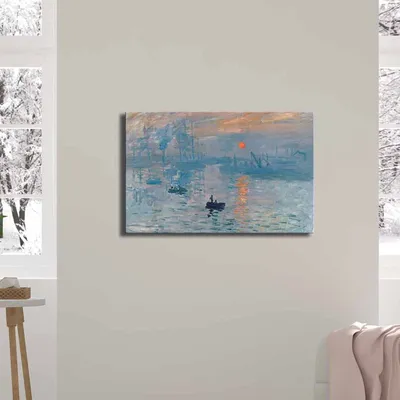 Produktbild von Wallity, FAMOUSART- CVT1384, Bunt, Leinwandbilder, 45 x 70 cm, 100% Wildleder -Leinwand