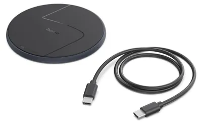 Produktbild von Hama Wireless Charger, kabelloses Smartphone-Ladepad, 15 W, Schwarz