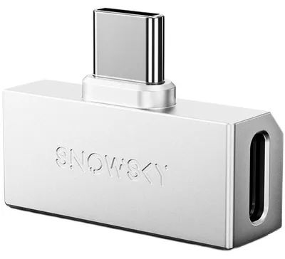 Obrázek produktu pro FiiO x SNOWSKY Tiny A – stříbrná – sluchátkový zesilovač s DAC (USB-C + 3,5mm konektor)