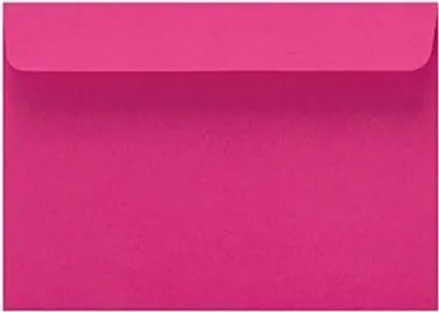Image de Enveloppes décoratives C6 HK rose foncé /x-14/ 50 pièces