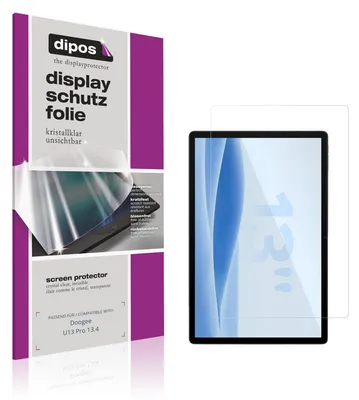 Produktbild von 2x Schutzfolie für Doogee U13 Pro 13.4 klar Displayschutzfolie Folie Display Schutz dipos