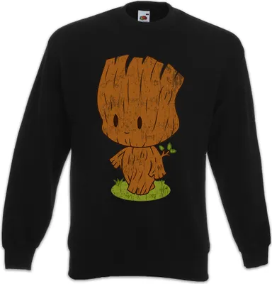 Produktbild von Urban Backwoods Little Groot, Sweatshirt, Farbe: Schwarz, Größe: L