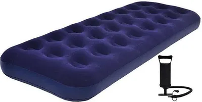 Produktbild von Avenli Luftbett Campingbett aufblasbar, Luftmatratze für 1 Person, Campingmatratze 191x73x22cm, Gästebett inklusive Pumpe