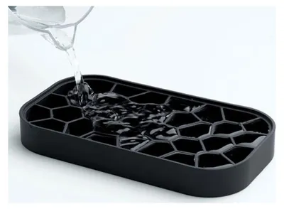 Image de Bac à glaçons silicone noir - Lekue - 0250400N01C002 - ice box