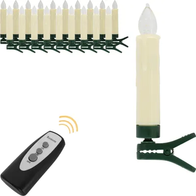 Produktbild von Koopman Kerzenbeleuchtung 20 Stück mit Timer, AX2001020