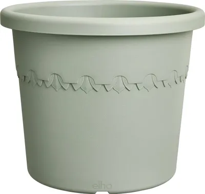 Produktbild von elho® Algarve Pflanzkübel Cilindro Thymiangrün Ø 58 cm mit Rädern - Kunststoff