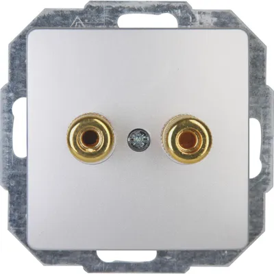 Produktbild von Kopp 921520087 Lautsprechersteckdose Paris silber