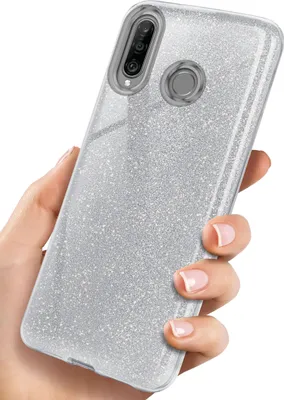 Produktbild von GLITTER-Case für Huawei P30 Lite/P30 Lite New, Farbe:Sparkle - Silver