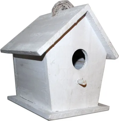 Produktbild von Holznistkasten LASSE Vogelhaus Shabby Chic Weiß