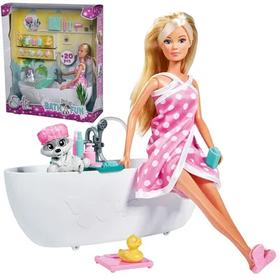 Produktbild von Steffi Love Set Steffi Puppe in der Badewanne + Zubehör