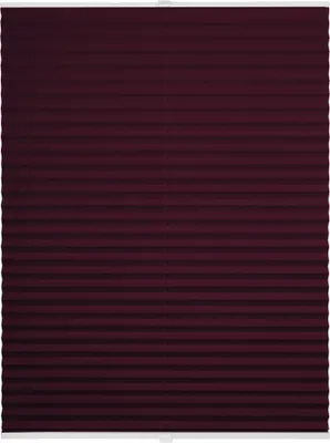 Produktbild von Plissee Klemmfix verspannt ohne Bohren Premium Farbe: Weinrot, Größe: 80x210 cm