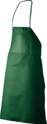 Produktbild von Tobeni 1808 Baumwoll-Köper Schürze mit Tasche für Arbeit Garten und Küche für Damen und Herren, Farbe:Grün, Grösse:80 x 100 cm
