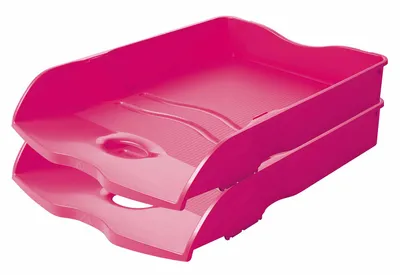 Produktbild von HAN 10290-56 Briefablage LOOP - DIN A4/C4, stapelbar, nestbar, stabil, Trend Colour pink