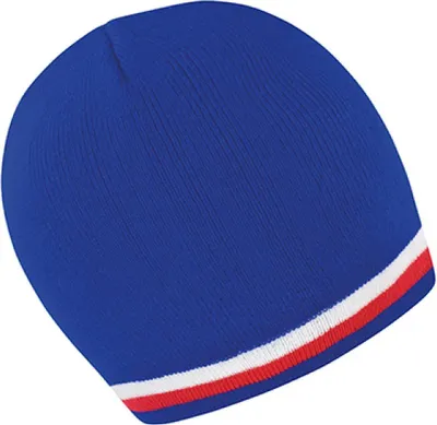 Produktbild von Result Winter Essentials R368X | National Beanie Wintermütze - Farbe: Royal/White/Red - Größe: One Size