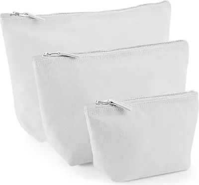 Produktbild von Westford Mill W540 | Canvas Accessory Bag  S: 17x7, M: 26x12, L: 31x15 - Farbe: Light Grey - Größe: S