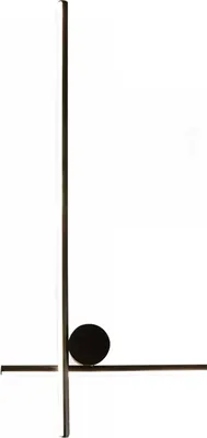 Produktbild von ZUMALINE LED-Wandleuchte 780 lm 4000K schwarz MILL W4101-BK