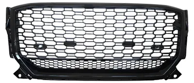 Zdjęcie produktu dla Siatka do grilla przedniego, czarna, błyszcząca, dla Audi Q2 GA, modele 2016-2020 (przed liftingiem)
