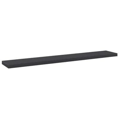 Zdjęcie produktu dla vidaXL Półki na książki 4 szt. Szary 60x10x1,5 cm Materiał drewnopochodny