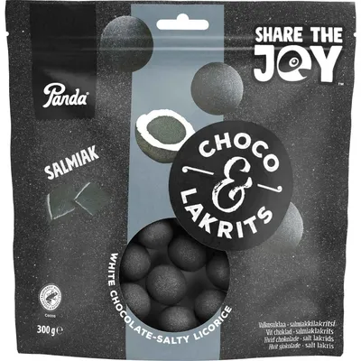 Produktbild von Panda Choco & Lakrits Salmiak 300g